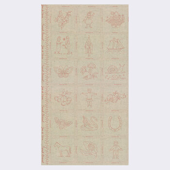 Joie de Vivre 13989-11L Panel Rouge by French General for Moda Fabrics, Image