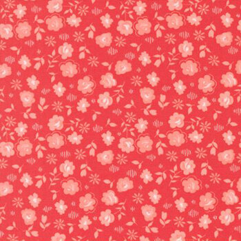 Delightfully Yours 37706-16 Geranium by Sherri & Chelsi for Moda Fabrics, Image