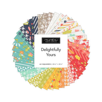 Delightfully Yours  Mini Charm Pack by Sherri & Chelsi for Moda Fabrics - RESERVE, Image