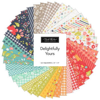 Delightfully Yours  Charm Pack by Sherri & Chelsi for Moda Fabrics - RESERVE, Image