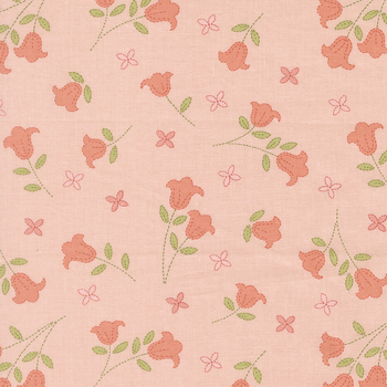 Sunbonnet 31761-15 Pink by My Sew Quilty Life for Moda Fabrics, Image