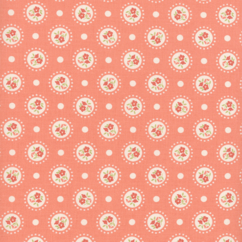 Sunbonnet 31762-41 Coral by My Sew Quilty Life for Moda Fabrics, Image