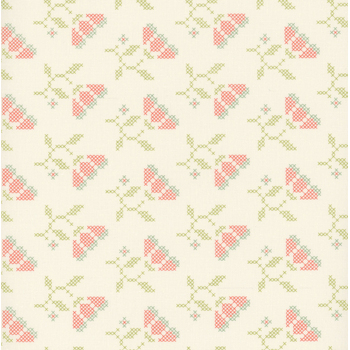 Sunbonnet 31764-11 Porcelain by My Sew Quilty Life for Moda Fabrics, Image