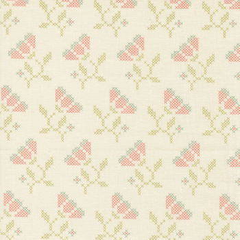 Sunbonnet 31764-11 Porcelain by My Sew Quilty Life for Moda Fabrics, Image