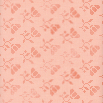 Sunbonnet 31764-15 Pink by My Sew Quilty Life for Moda Fabrics, Image