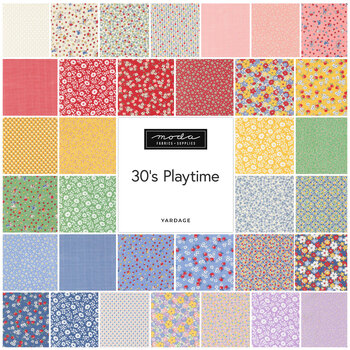 30's Playtime  Yardage by Linzee McCray for Moda Fabrics, Image