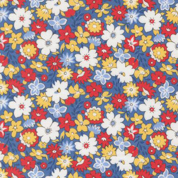 30's Playtime 23370-18 Bluebell by Linzee McCray for Moda Fabrics, Image