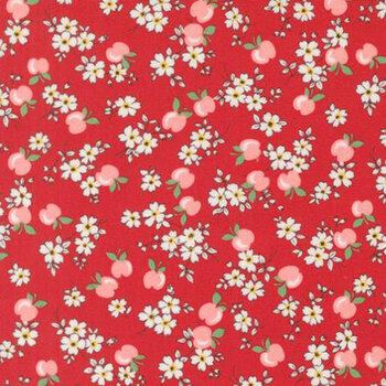 30's Playtime 23371-14 Scarlet by Linzee McCray for Moda Fabrics, Image