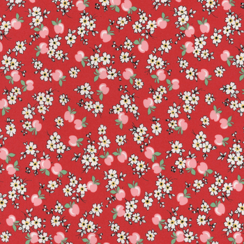 30's Playtime 23371-14 Scarlet by Linzee McCray for Moda Fabrics, Image