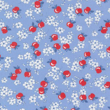 30's Playtime 23371-17 Sky by Linzee McCray for Moda Fabrics, Image