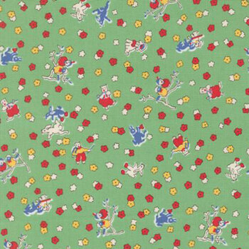 30's Playtime 23373-16 Aloe by Linzee McCray for Moda Fabrics, Image