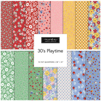 30's Playtime  Fat Quarter Bundle Linzee McCray for Moda Fabrics