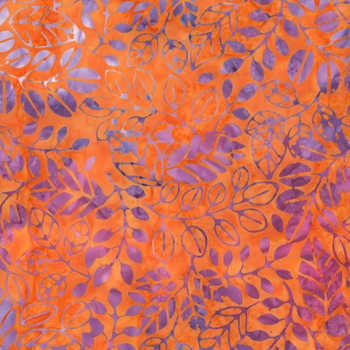 Sunburst Batiks 4370-14 Tangerine by Moda Fabrics, Image