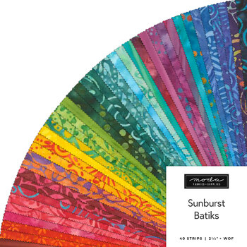 Sunburst Batiks  Jelly Roll by Moda Fabrics - RESERVE, Image