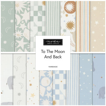 To The Moon And Back  Yardage by Paper + Cloth for Moda Fabrics, Image