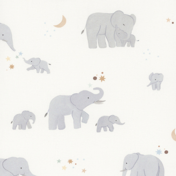 To The Moon And Back 25900-11 Dove by Paper + Cloth for Moda Fabrics, Image