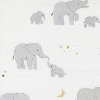 To The Moon And Back 25900-11 Dove by Paper + Cloth for Moda Fabrics, Image