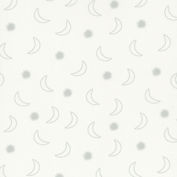 To The Moon And Back 25904-11 Dove by Paper + Cloth for Moda Fabrics, Image