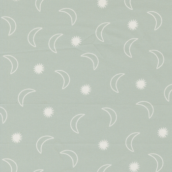 To The Moon And Back 25904-15 Grass by Paper + Cloth for Moda Fabrics, Image