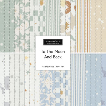 To The Moon And Back  Layer Cake by Paper + Cloth for Moda Fabrics - RESERVE, Image