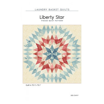 Liberty Star Pieced Quilt Pattern, Image