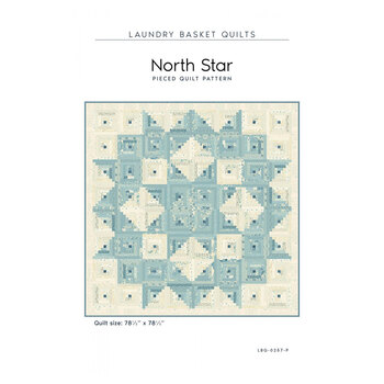 North Star Pieced Quilt Pattern, Image