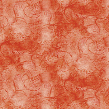 Painter's Watercolor Swirl C680-CORAL by J. Wecker Frisch for Riley Blake Designs, Image