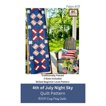 4th of July Night Sky Quilt Pattern, Image