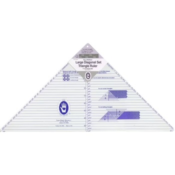 Full Triangle Large Diagonal Set Triangle Ruler #8104, Image