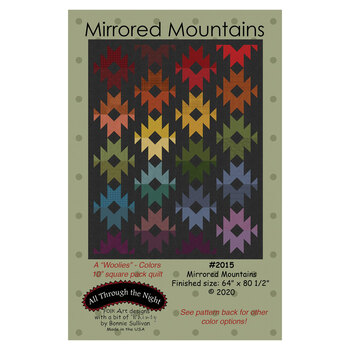 Mirrored Mountains Quilt Pattern, Image