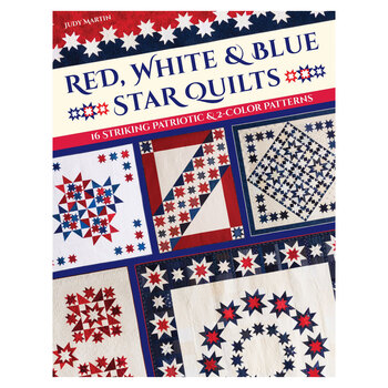 Red, White & Blue Star Quilts Book, Image