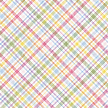 Basket Full of Blessings 2139-22 Powder Pink by Catherine Bartoli for Henry Glass Fabrics, Image