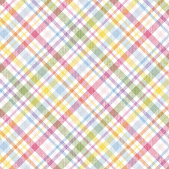 Basket Full of Blessings 2139-22 Powder Pink by Catherine Bartoli for Henry Glass Fabrics, Image