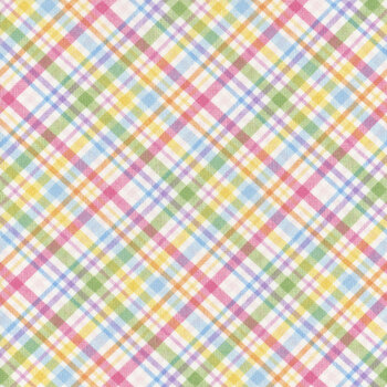 Basket Full of Blessings 2139-22 Powder Pink by Catherine Bartoli for Henry Glass Fabrics, Image
