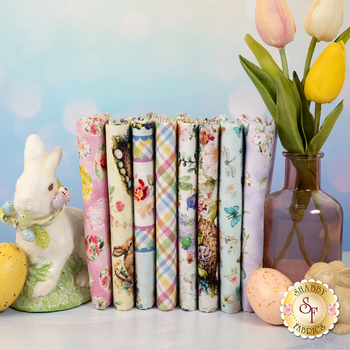 Basket Full of Blessings  Fat Quarter Bundle Catherine Bartoli for Henry Glass Fabrics, Image