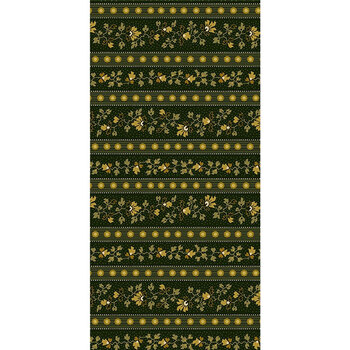 Lucky Charm 2208-66 Dark Green by Stacy West for Henry Glass Fabrics, Image