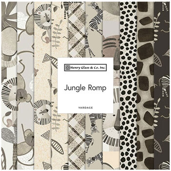 Jungle Romp   Yardage by Betsey Cavallo for Henry Glass Fabrics, Image