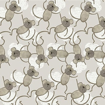 Jungle Romp 2110-44 Beige by Betsey Cavallo for Henry Glass Fabrics, Image