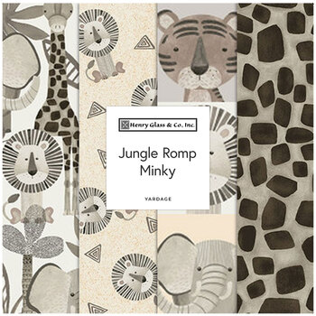 Jungle Romp Minky  Yardage by Betsey Cavallo for Henry Glass Fabrics, Image