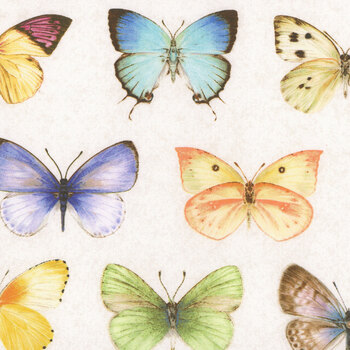 Fluttering Florals 2171-74 Multi by Jane Shasky for Henry Glass Fabrics, Image