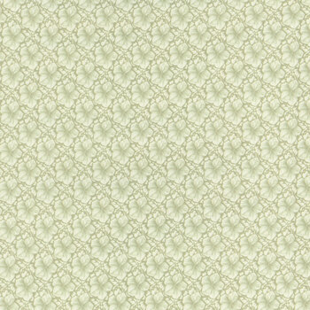 Fluttering Florals 2174-66 Green by Jane Shasky for Henry Glass Fabrics, Image