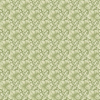 Fluttering Florals 2174-66 Green by Jane Shasky for Henry Glass Fabrics, Image