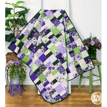  Ten Square Scramble Quilt Kit - Georgina, Image