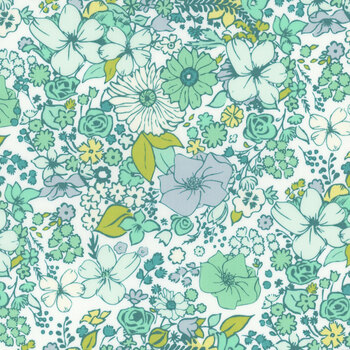 Bloomcore BLC31108 Lagoon by AGF Studio for Art Gallery Fabrics, Image