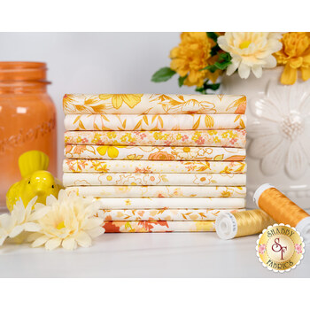 Bloomcore  10 FQ Set - Amber by AGF Studio for Art Gallery Fabrics, Image