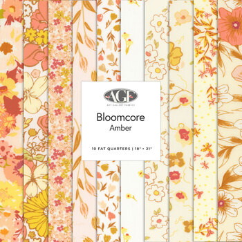 Bloomcore  10 FQ Set - Amber by AGF Studio for Art Gallery Fabrics, Image