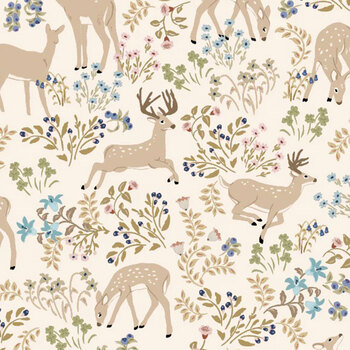 My Darling Deer DD25981-Wheat Darling by Poppie Cotton, Image