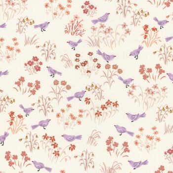 My Darling Deer DD25992-Wheat Little Bird by Poppie Cotton, Image