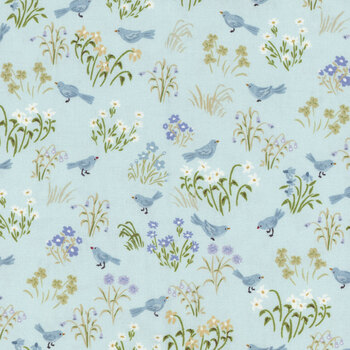 My Darling Deer DD25993-Sky Little Bird by Poppie Cotton, Image