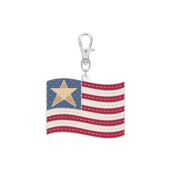 Enamel Happy Charms - Flag by Lori Holt, Image